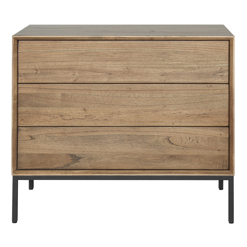 Union Rustic Stallings 3 Drawer Bachelor's Chest